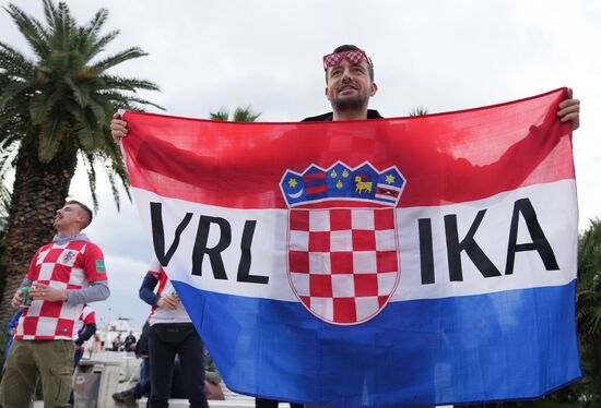 Croatia Soccer 2022 World Cup Qualifiers Croatia - Russia