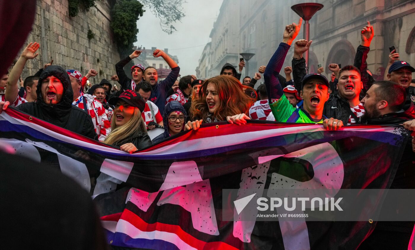 Croatia Soccer 2022 World Cup Qualifiers Croatia - Russia