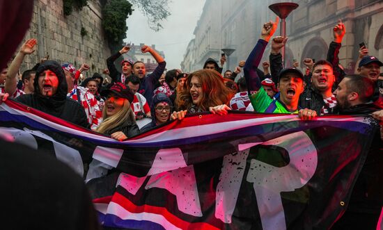 Croatia Soccer 2022 World Cup Qualifiers Croatia - Russia