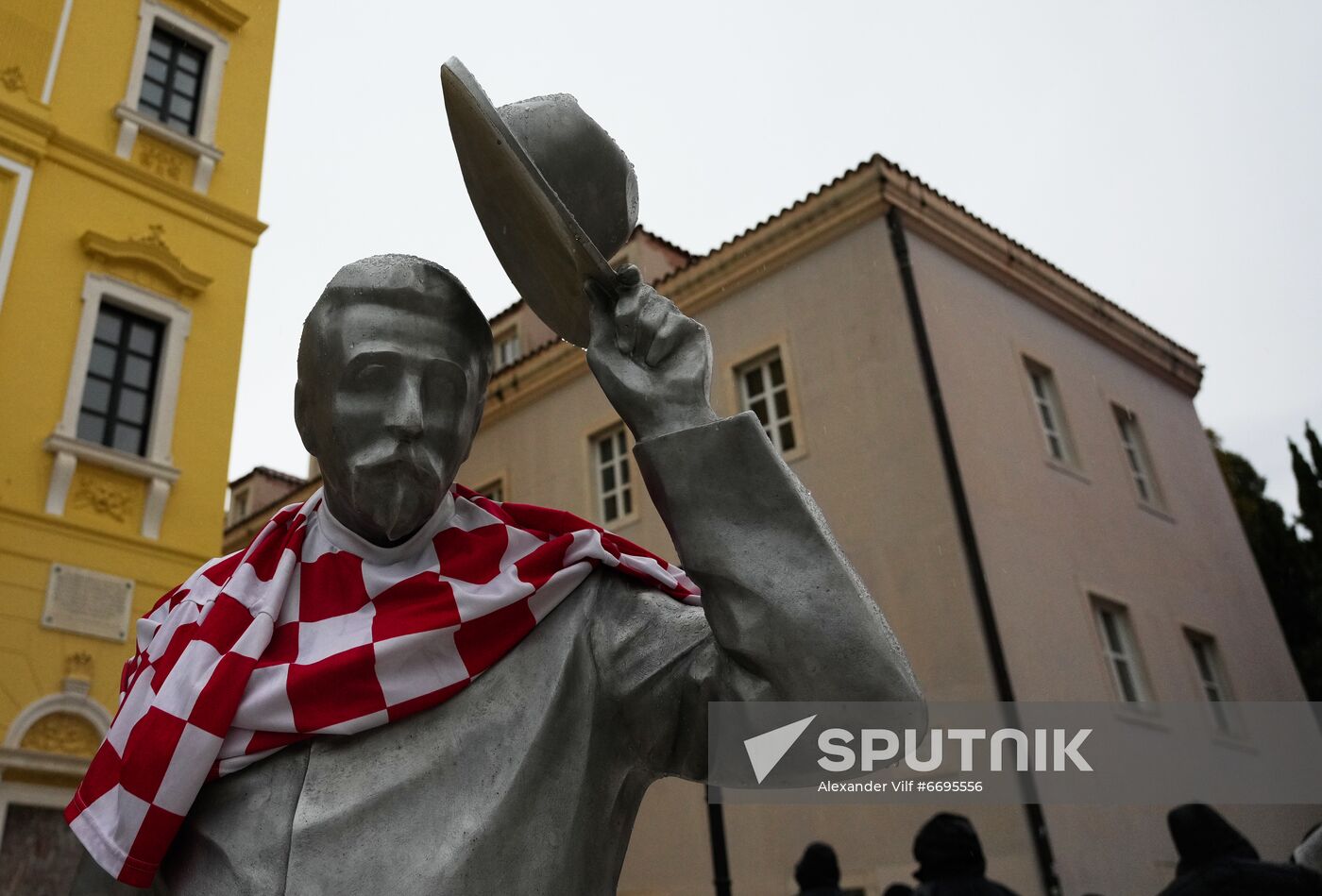 Croatia Soccer 2022 World Cup Qualifiers Croatia - Russia