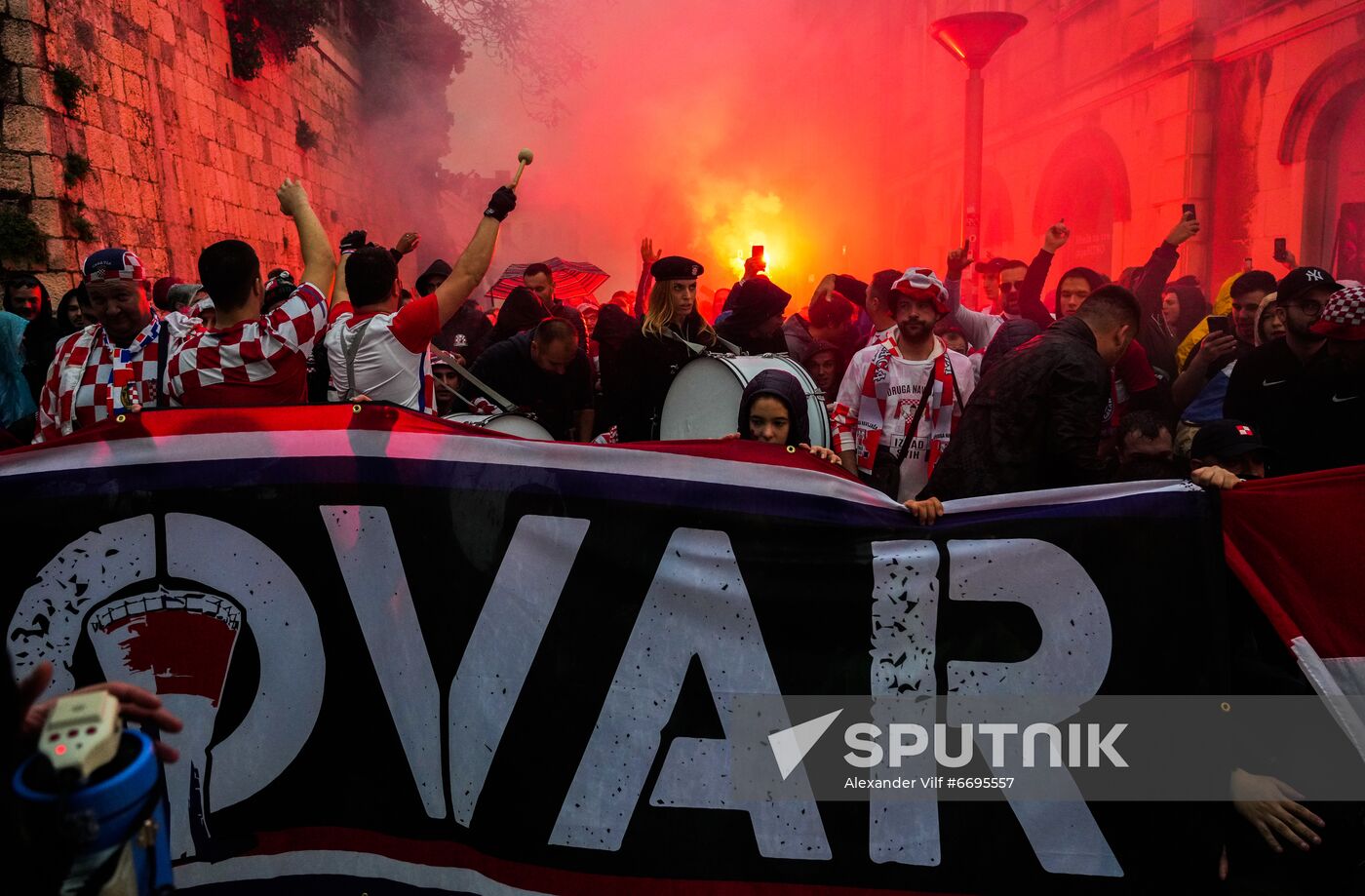 Croatia Soccer 2022 World Cup Qualifiers Croatia - Russia