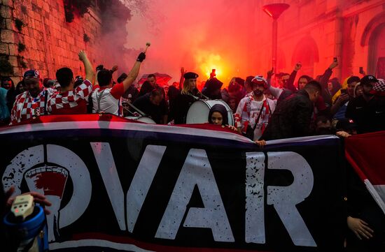 Croatia Soccer 2022 World Cup Qualifiers Croatia - Russia
