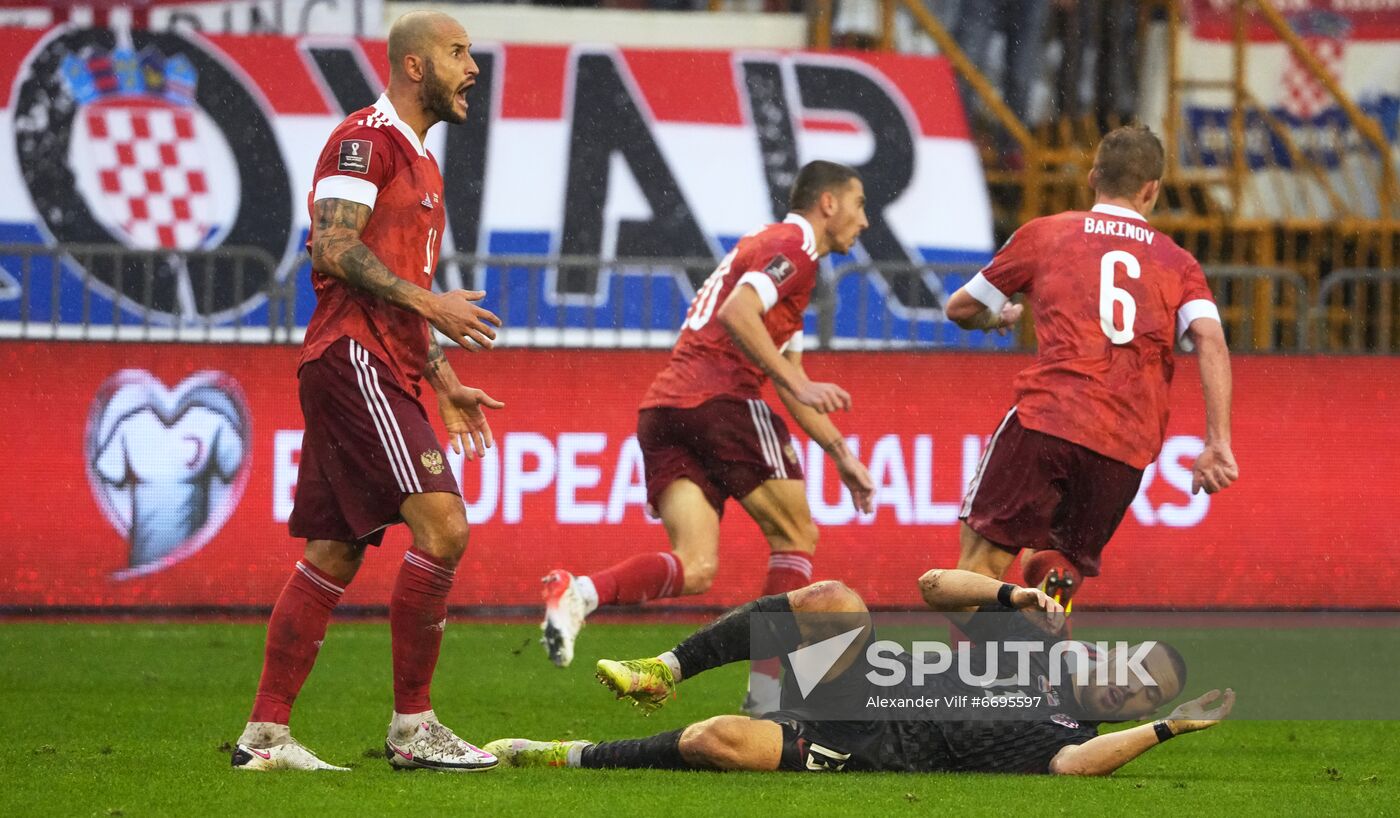 Croatia Soccer 2022 World Cup Qualifiers Croatia - Russia