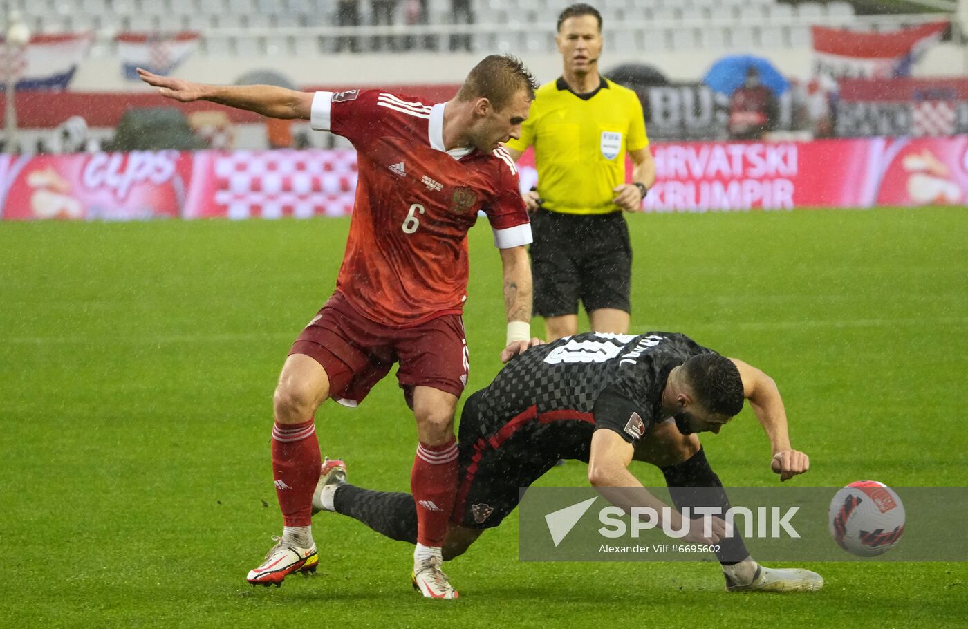 Croatia Soccer 2022 World Cup Qualifiers Croatia - Russia