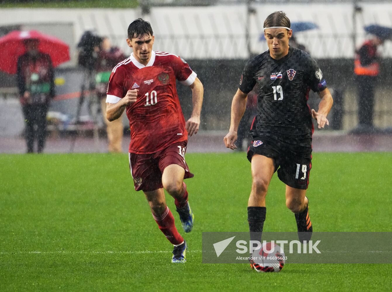 Croatia Soccer 2022 World Cup Qualifiers Croatia - Russia