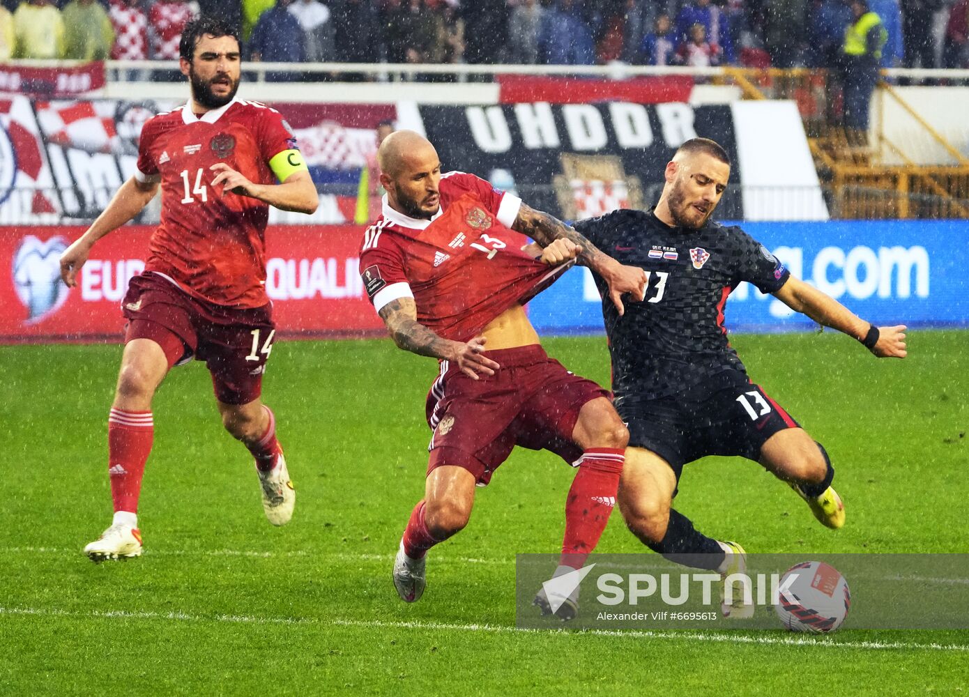 Croatia Soccer 2022 World Cup Qualifiers Croatia - Russia