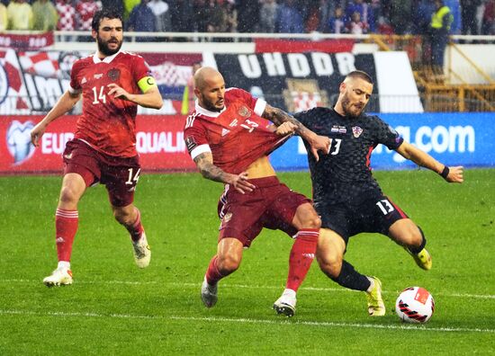Croatia Soccer 2022 World Cup Qualifiers Croatia - Russia