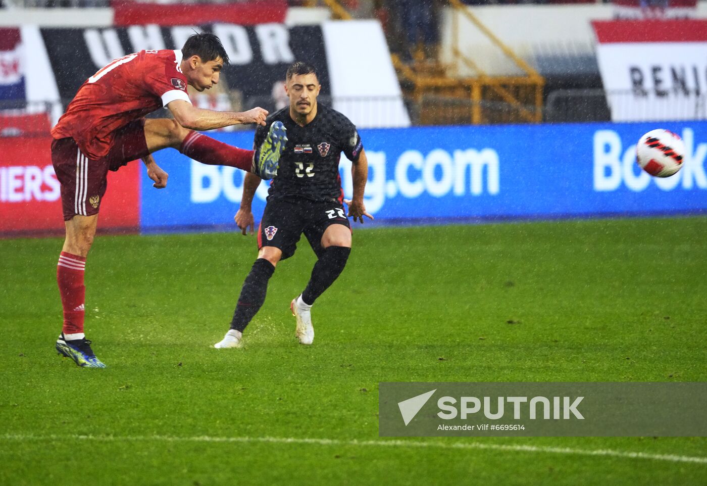 Croatia Soccer 2022 World Cup Qualifiers Croatia - Russia