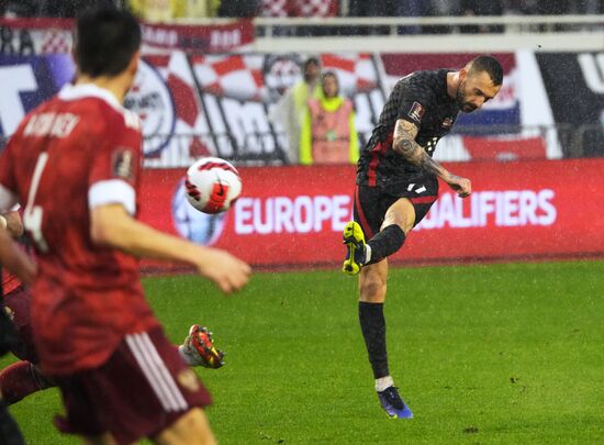 Croatia Soccer 2022 World Cup Qualifiers Croatia - Russia
