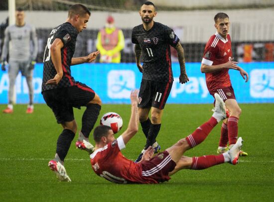Croatia Soccer 2022 World Cup Qualifiers Croatia - Russia