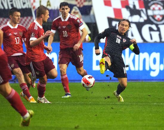 Croatia Soccer 2022 World Cup Qualifiers Croatia - Russia