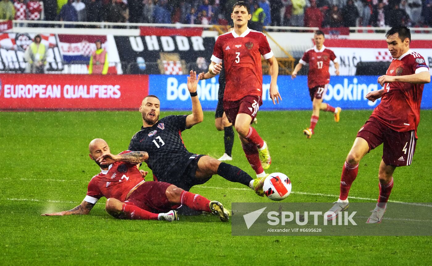 Croatia Soccer 2022 World Cup Qualifiers Croatia - Russia