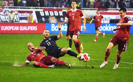 Croatia Soccer 2022 World Cup Qualifiers Croatia - Russia