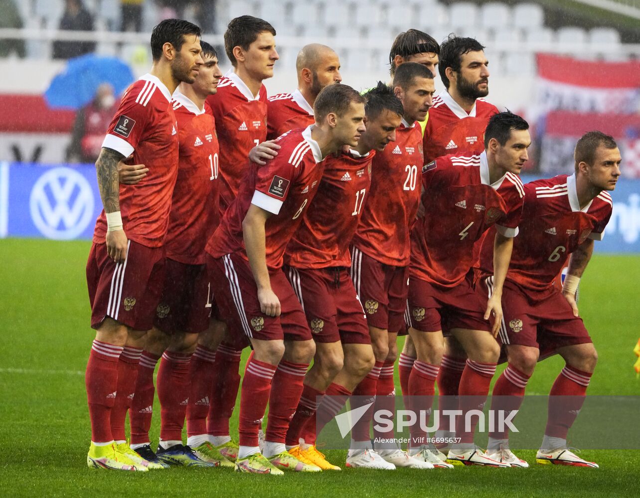 Croatia Soccer 2022 World Cup Qualifiers Croatia - Russia