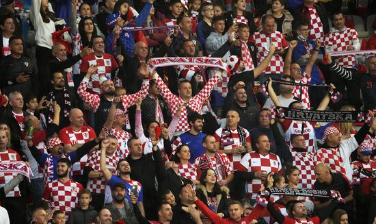 Croatia Soccer 2022 World Cup Qualifiers Croatia - Russia