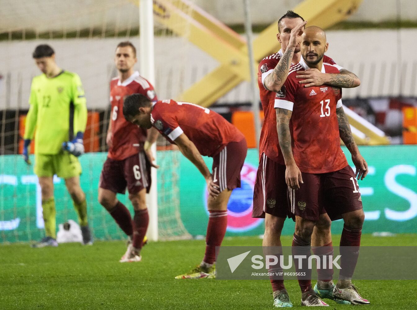 Croatia Soccer 2022 World Cup Qualifiers Croatia - Russia