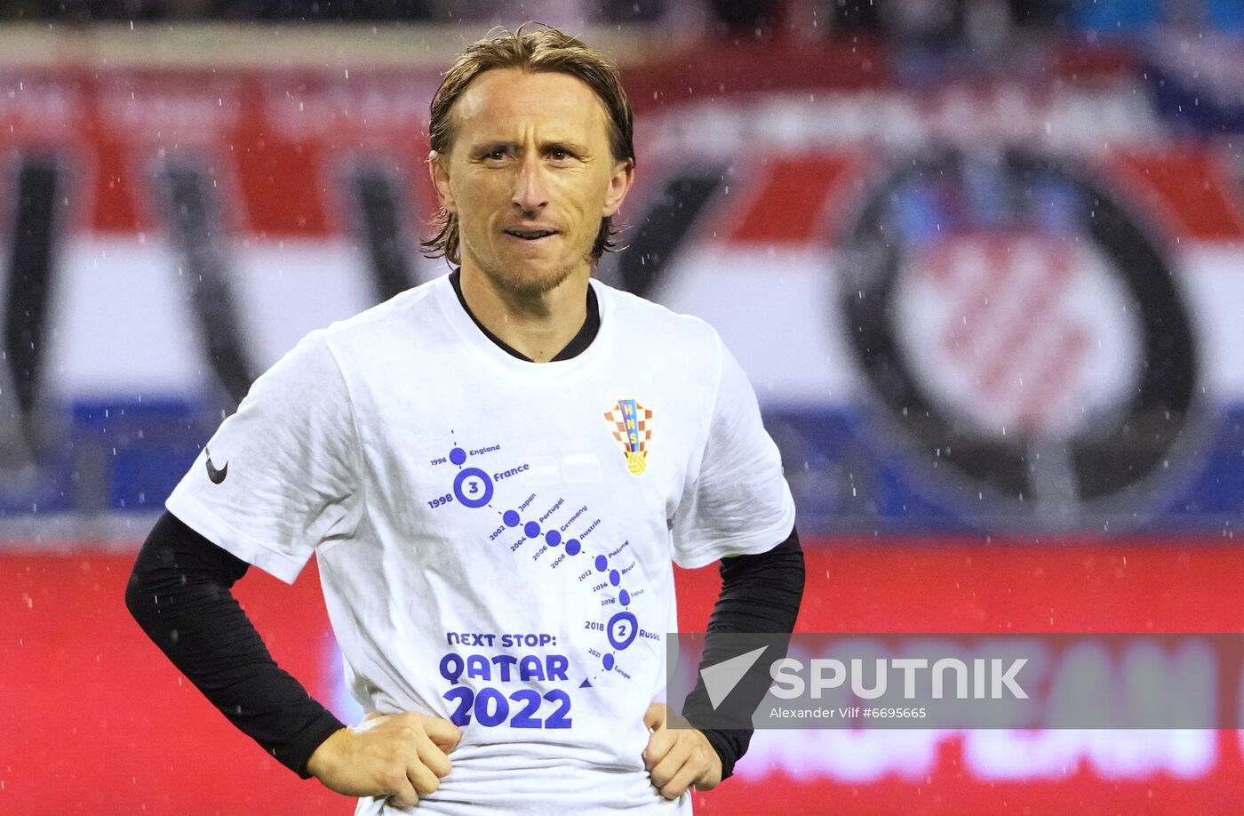 Croatia Soccer 2022 World Cup Qualifiers Croatia - Russia