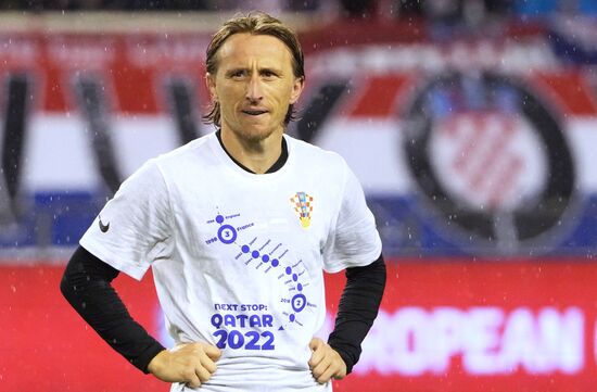 Croatia Soccer 2022 World Cup Qualifiers Croatia - Russia