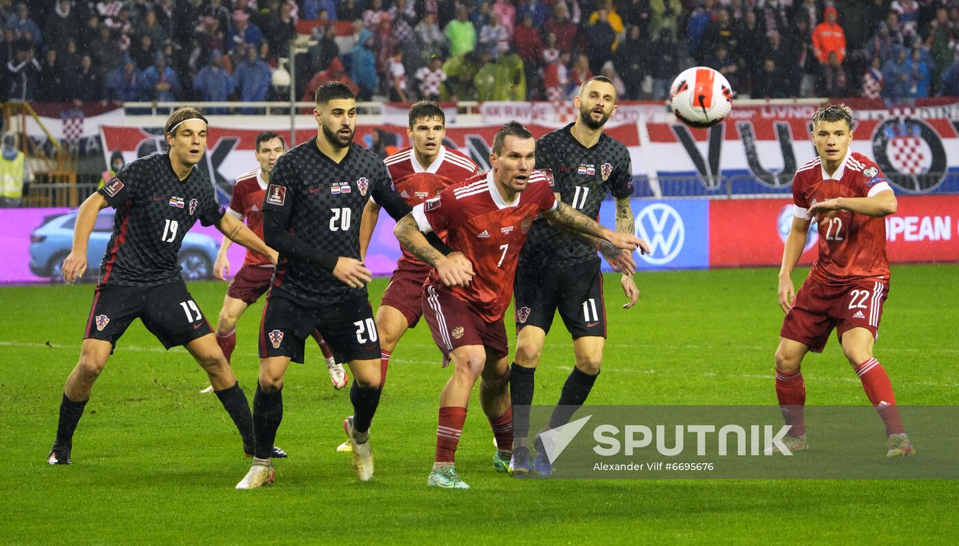Croatia Soccer 2022 World Cup Qualifiers Croatia - Russia