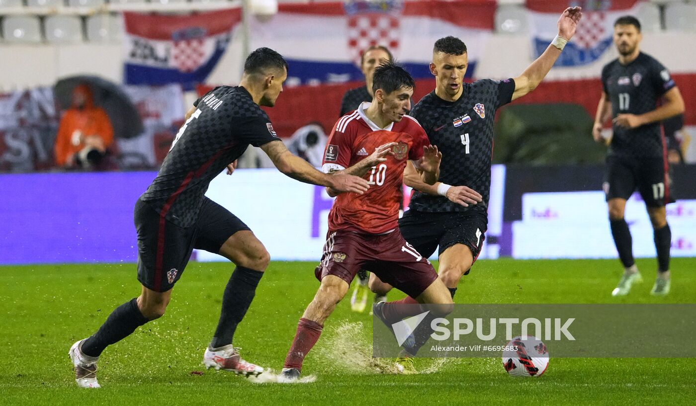 Croatia Soccer 2022 World Cup Qualifiers Croatia - Russia