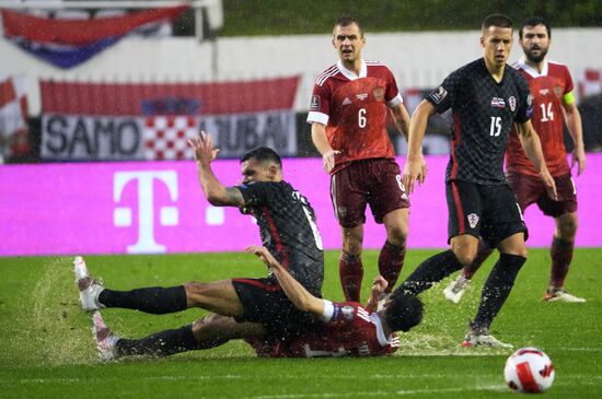 Croatia Soccer 2022 World Cup Qualifiers Croatia - Russia