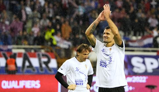 Croatia Soccer 2022 World Cup Qualifiers Croatia - Russia