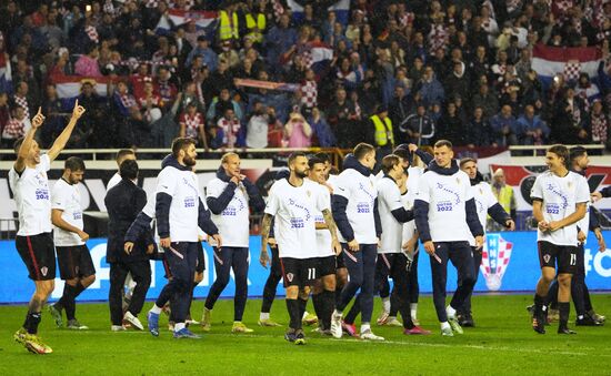 Croatia Soccer 2022 World Cup Qualifiers Croatia - Russia