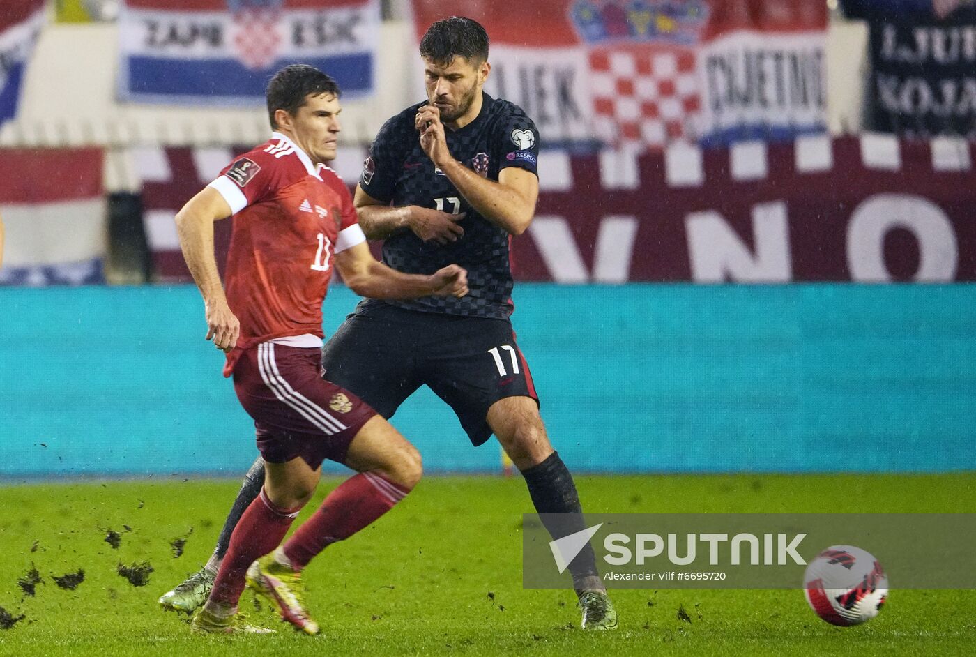 Croatia Soccer 2022 World Cup Qualifiers Croatia - Russia