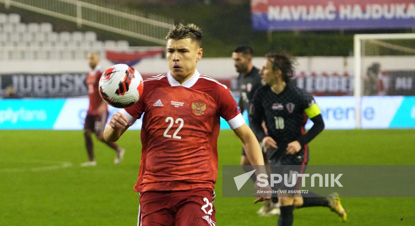 Croatia Soccer 2022 World Cup Qualifiers Croatia - Russia