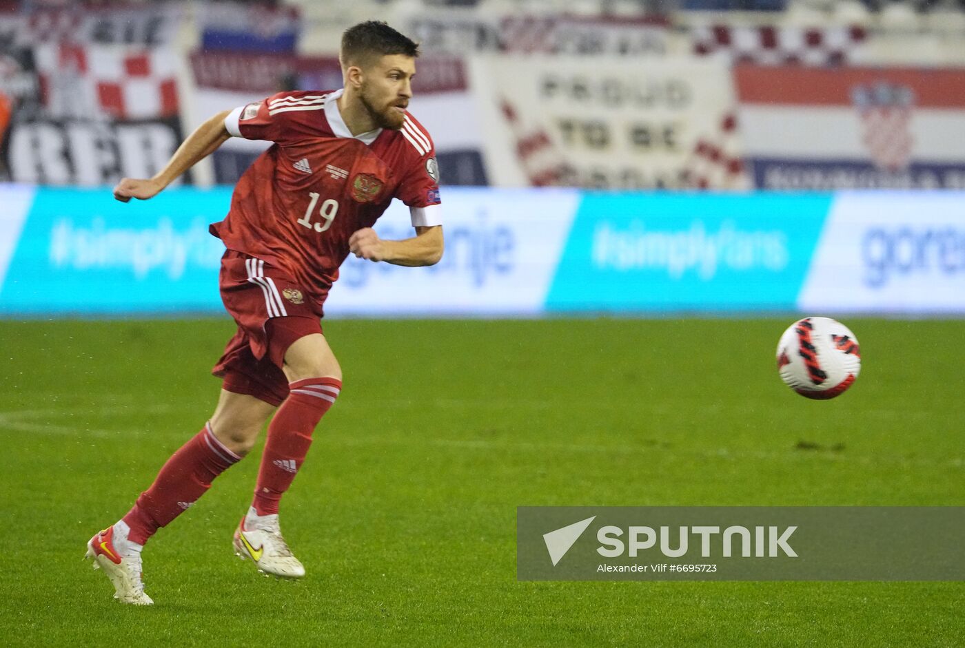 Croatia Soccer 2022 World Cup Qualifiers Croatia - Russia
