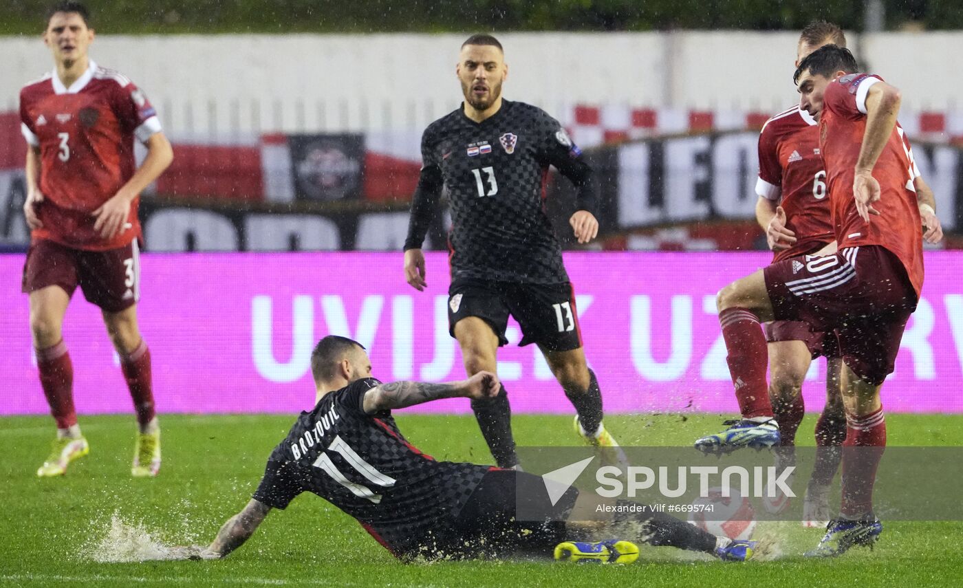 Croatia Soccer 2022 World Cup Qualifiers Croatia - Russia