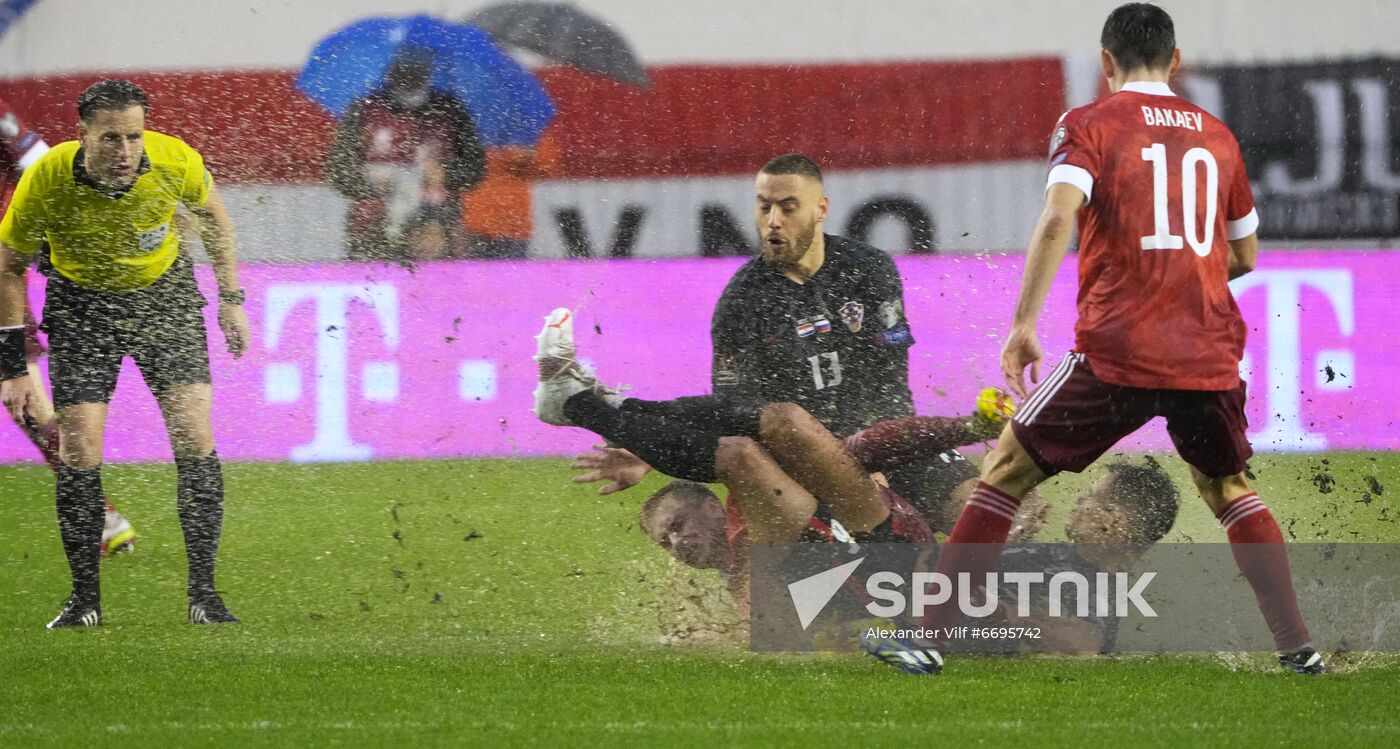 Croatia Soccer 2022 World Cup Qualifiers Croatia - Russia