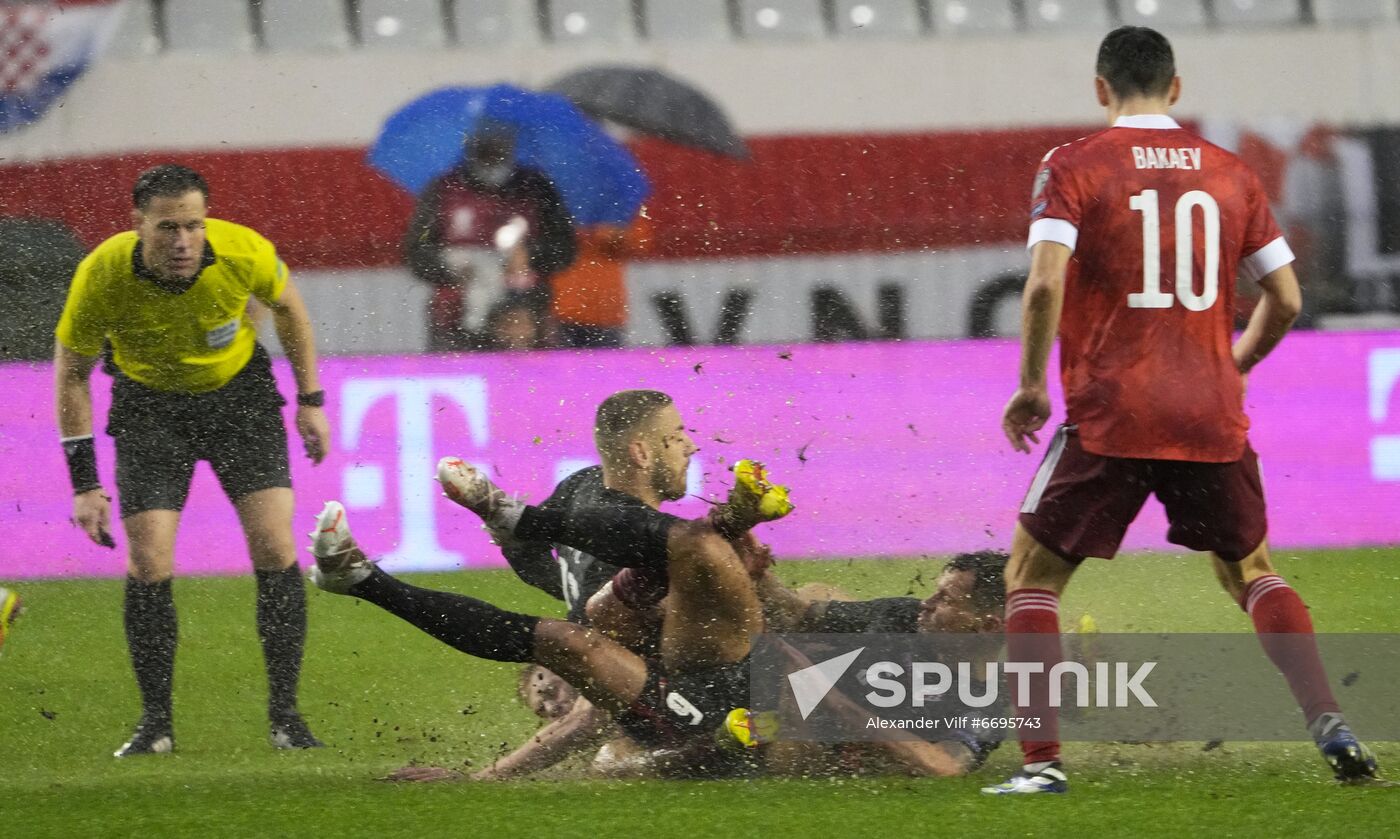 Croatia Soccer 2022 World Cup Qualifiers Croatia - Russia