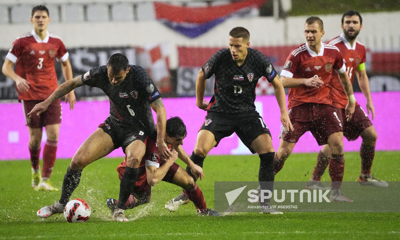 Croatia Soccer 2022 World Cup Qualifiers Croatia - Russia
