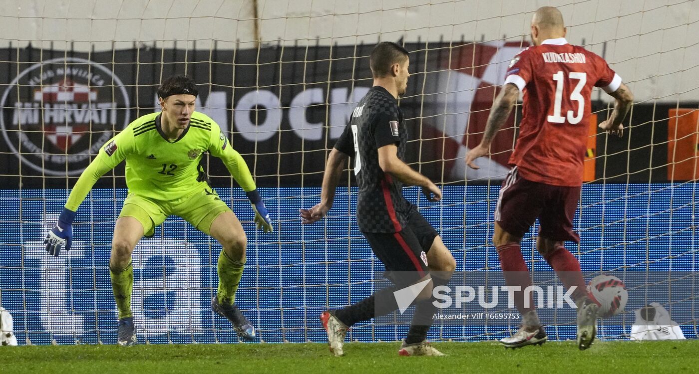Croatia Soccer 2022 World Cup Qualifiers Croatia - Russia