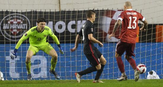 Croatia Soccer 2022 World Cup Qualifiers Croatia - Russia