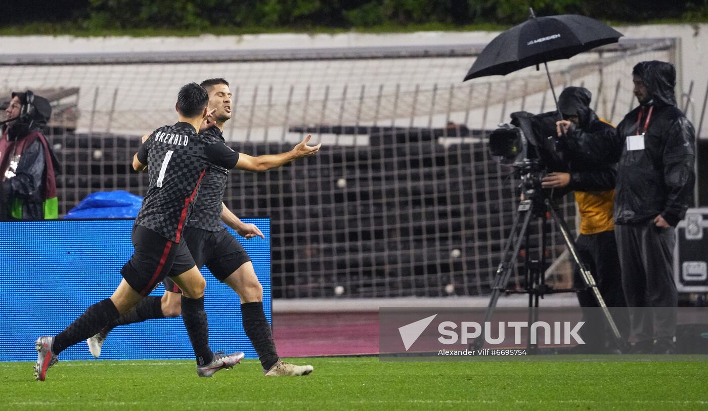 Croatia Soccer 2022 World Cup Qualifiers Croatia - Russia