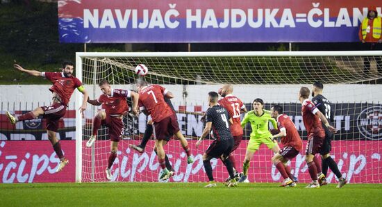Croatia Soccer 2022 World Cup Qualifiers Croatia - Russia