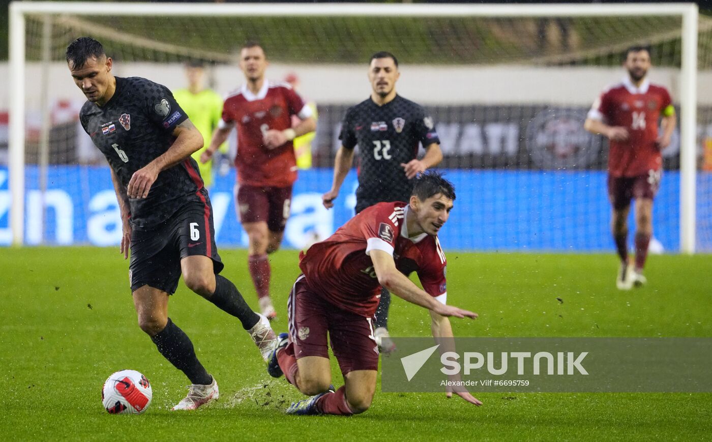 Croatia Soccer 2022 World Cup Qualifiers Croatia - Russia