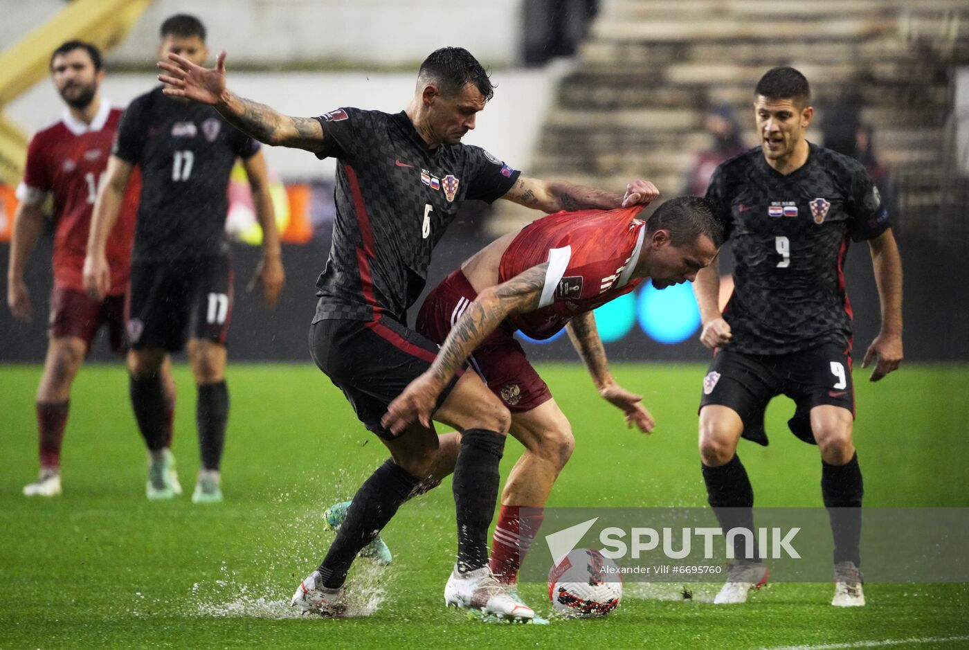 Croatia Soccer 2022 World Cup Qualifiers Croatia - Russia