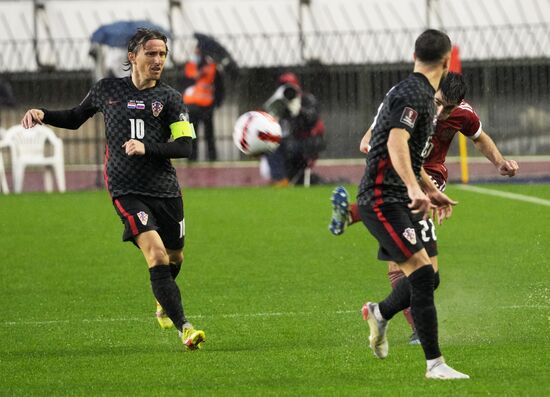 Croatia Soccer 2022 World Cup Qualifiers Croatia - Russia