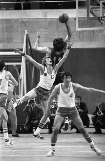 Basketball player Anatoly Myshkin