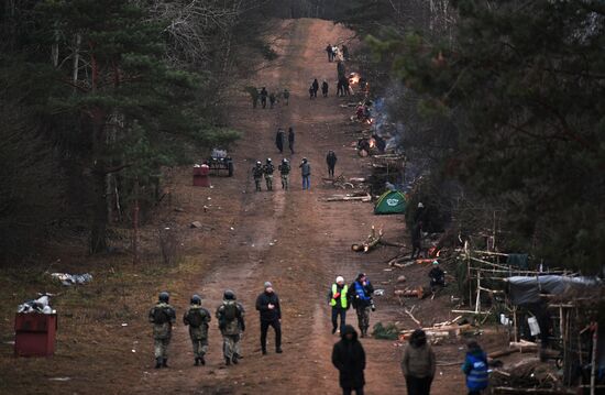 Belarus Poland Border Refugees