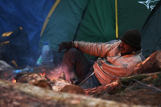Belarus Poland Border Refugees