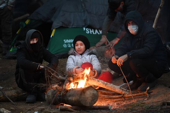 Belarus Poland Border Refugees