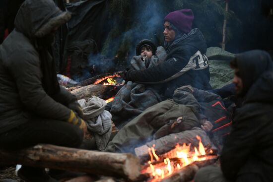 Belarus Poland Border Refugees