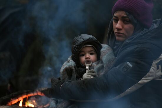 Belarus Poland Border Refugees