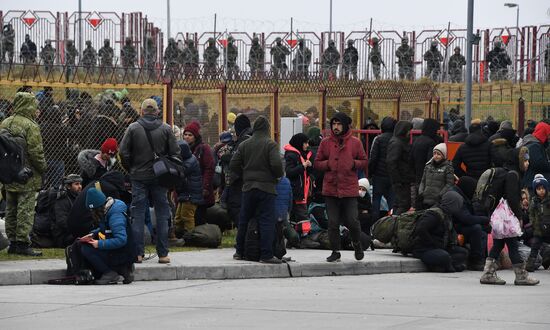 Belarus Poland Border Refugees