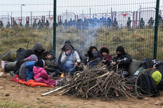 Belarus Poland Border Refugees