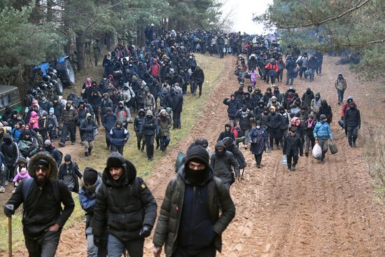 Belarus Poland Border Refugees
